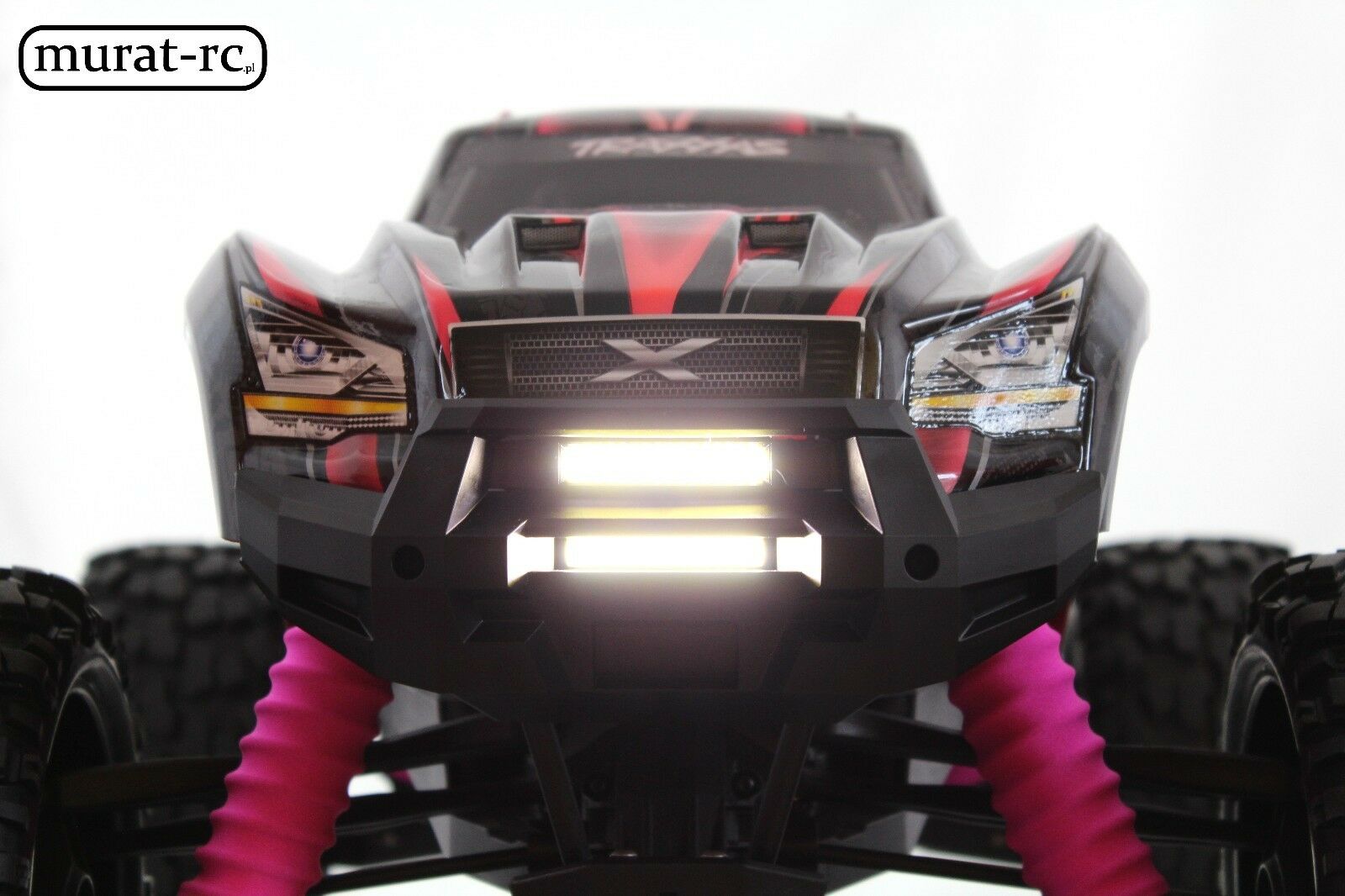 Front Double Led Light Bar For Traxxas X-maxx 6s 8s Waterproof By Murat-rc