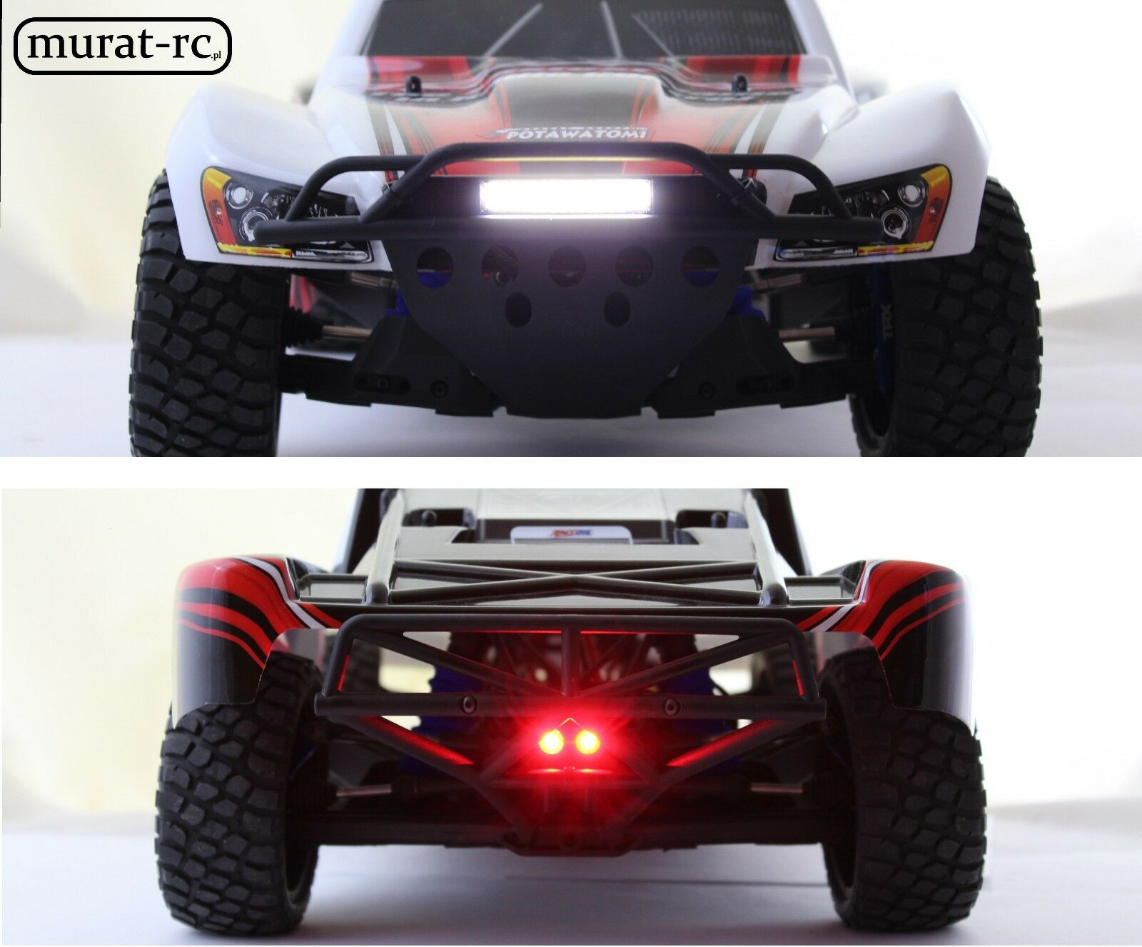 Led Lights Front And Rear Traxxas Slash 4x4 2wd Waterproof By Murat-rc