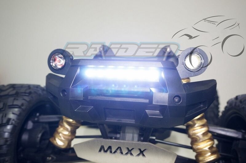 Front Bumper White Led Lamp Lighting System For Traxxas X-maxx Xmaxx 6s 8s