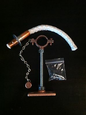 Copper Platted - Tiki Torch Wine Bottle Hanging Kit & Wick Holder