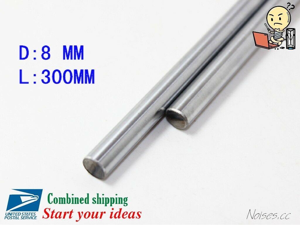 200-600 300 400 500 8mm Linear Motion Shaft Hardened Rod 3d Printer Cnc Prusa I3