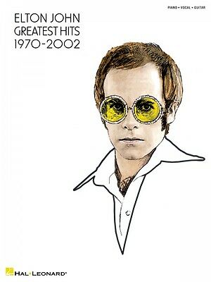 Elton John Greatest Hits 1970-2002 Sheet Music Piano Vocal Guitar Book 000306640